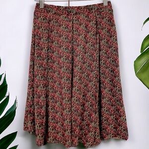 LuLaRoe Red and Yellow Triangles on Black Print Madison XS NWT
